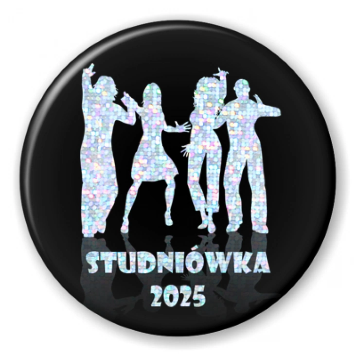 przypinka brokat Studniowka w brazie