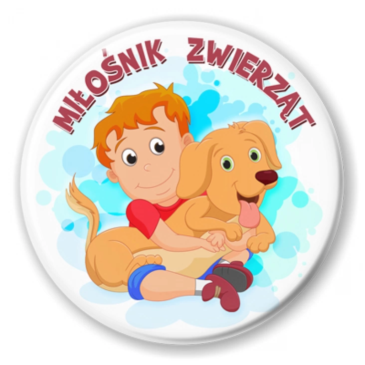 przypinka Miłośnik zwierząt