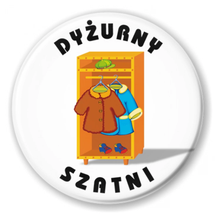 przypinka Dyżurny szatni