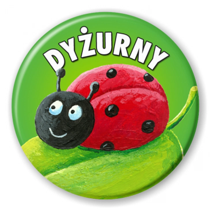 przypinka Dyżurny Biedronki