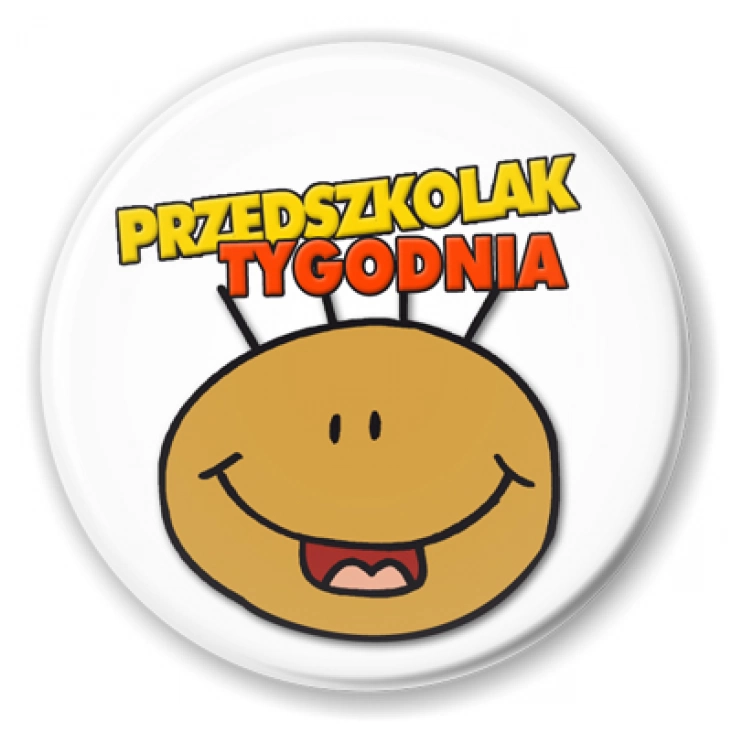 przypinka Przedszkolak Tygodnia