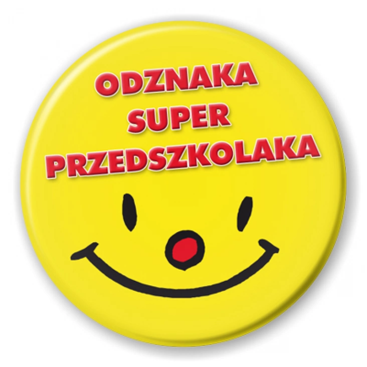 przypinka Odznaka Super Przedszkolaka