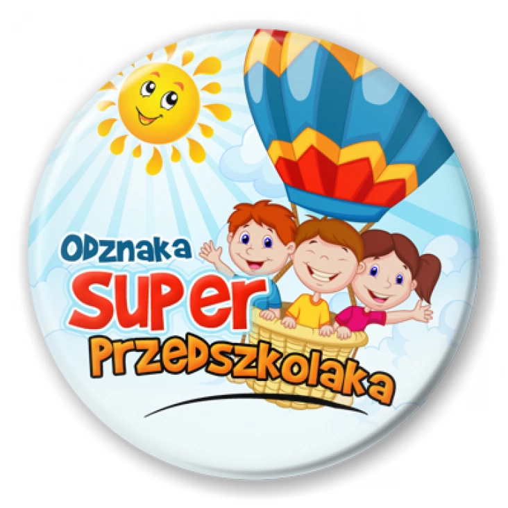 przypinka Odznaka Super Przedszkolaka