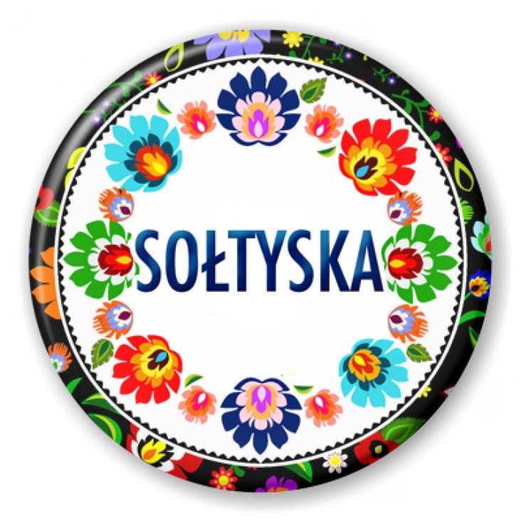 przypinka Sołtyska folk