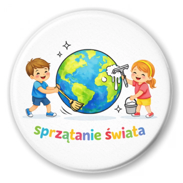 przypinka Sprzątanie Świata
