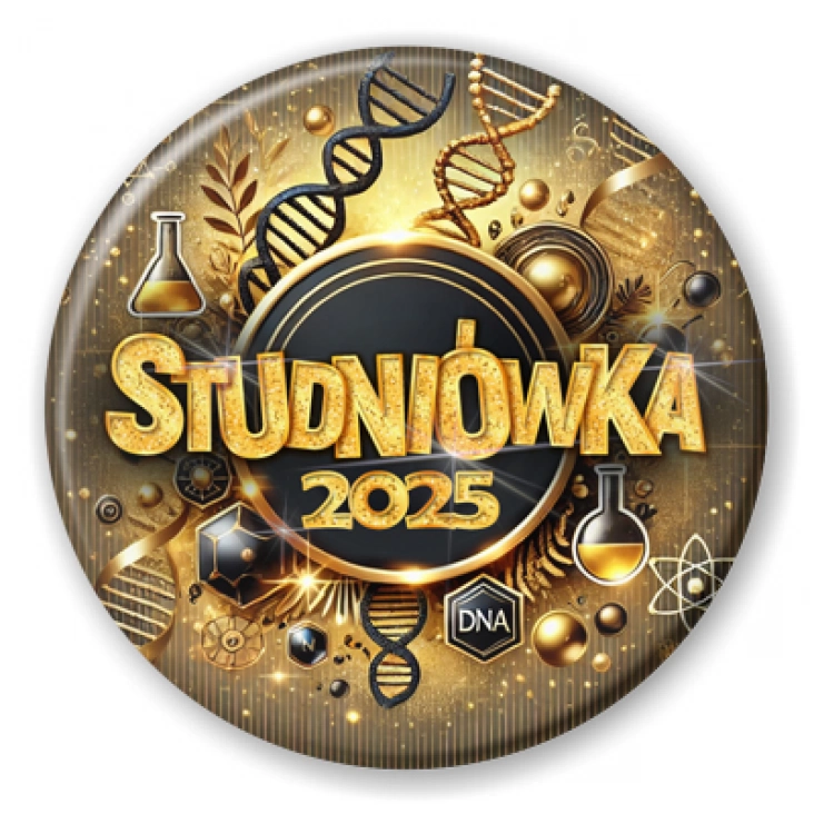 przypinka Studniówka profil biologiczno-chemiczny