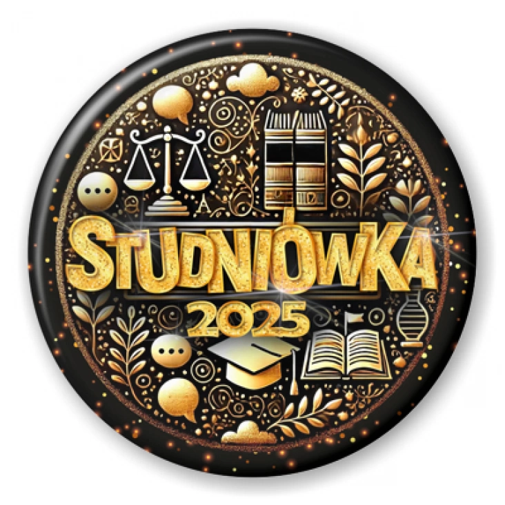 przypinka Studniówka profil społeczno-prawny