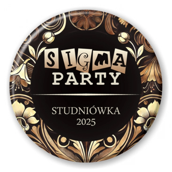 przypinka Studniówka Sigma