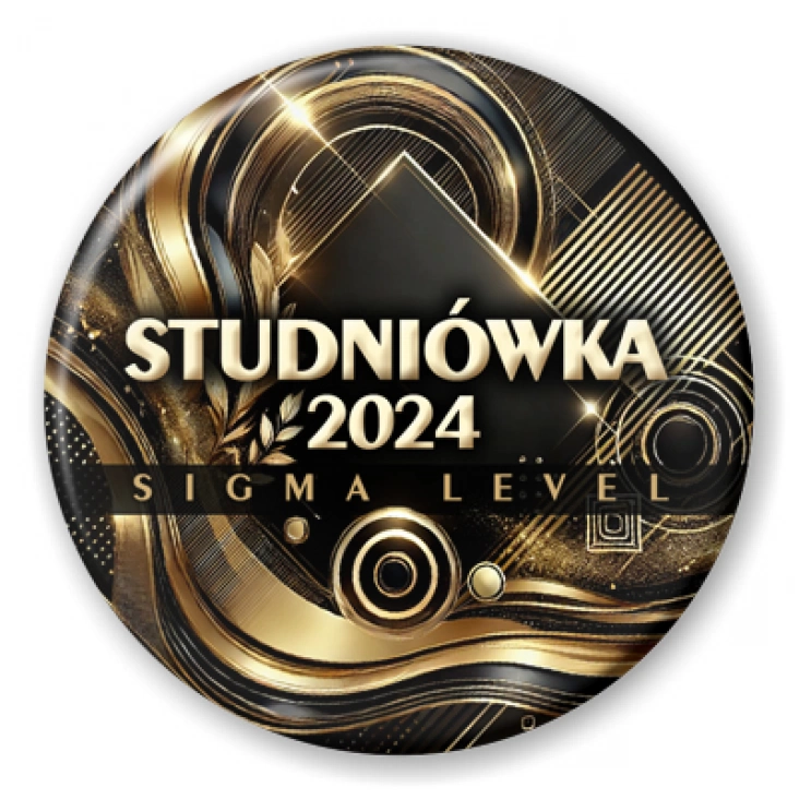 przypinka Studniówka Sigma level
