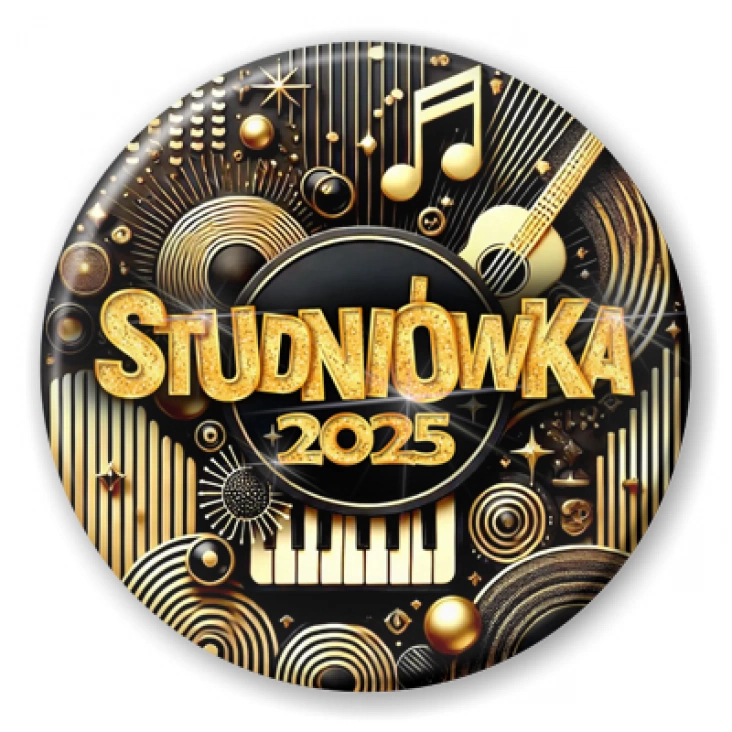 przypinka Studniówka szkoła muzyczna