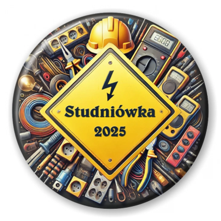 przypinka Studniówka Zespół Szkół Elektrycznych