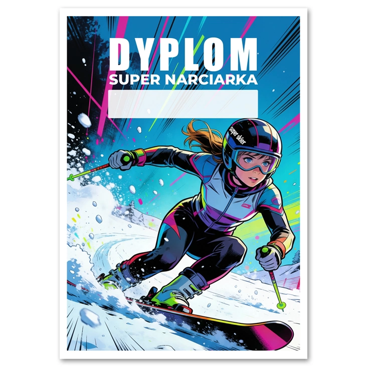 dyplom Super Narciarka w akcji
