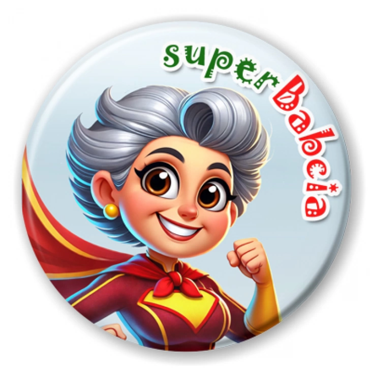 przypinka superBabcia