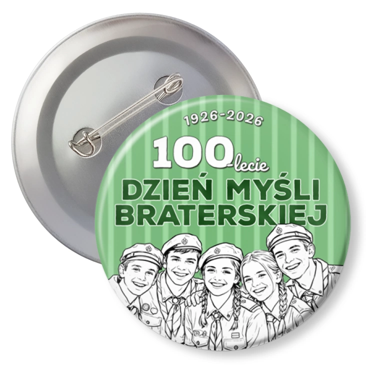 przypinka z agrafką 100-lecie DMB
