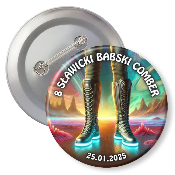 przypinka agrafka 8 Sławicki Babski Comber