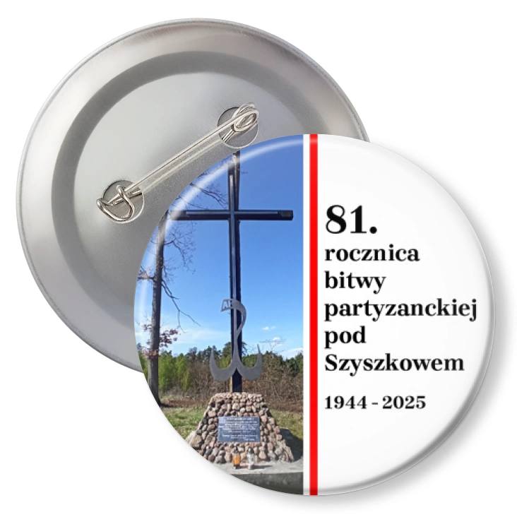 przypinka81. rocznica bitwy pod Szyszkowem