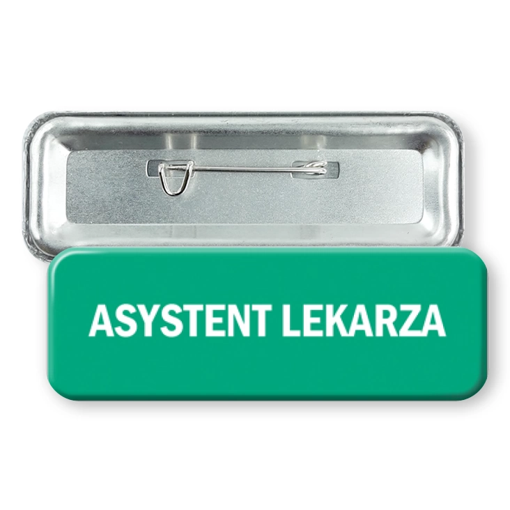 przypinka prostokątAsystent lekarza