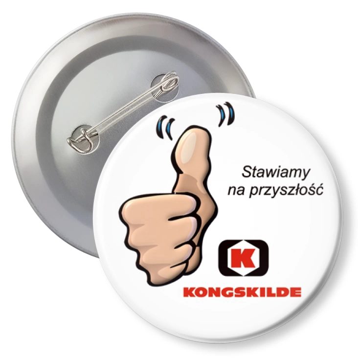 przypinka z agrafką Konskilde - Stawiamy na przyszłość