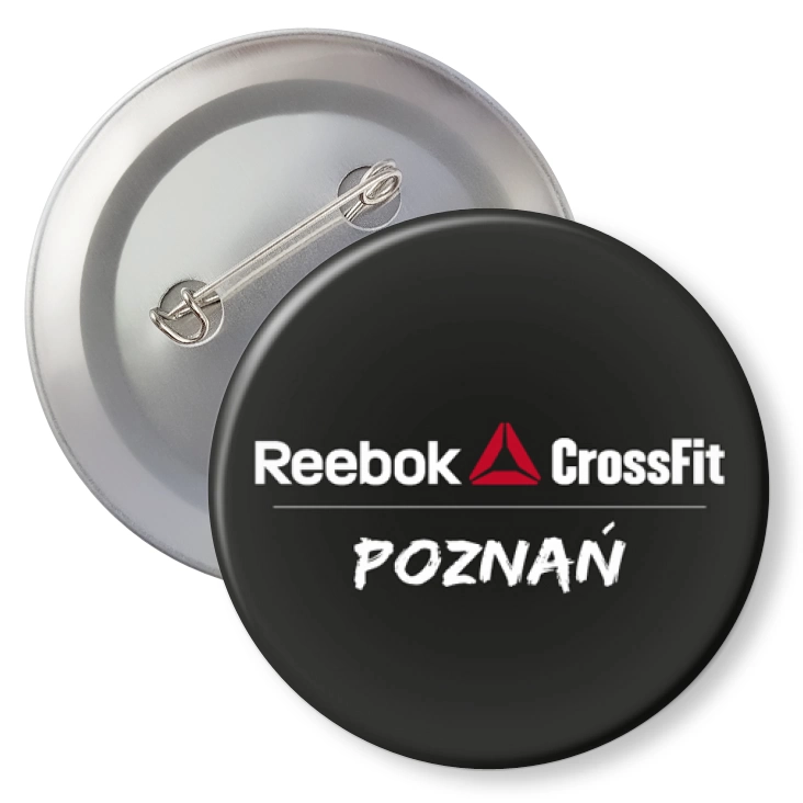 przypinka z agrafką Reebok Crossfit Poznań