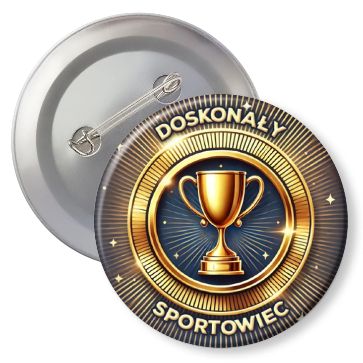 przypinka agrafka Doskonały sportowiec