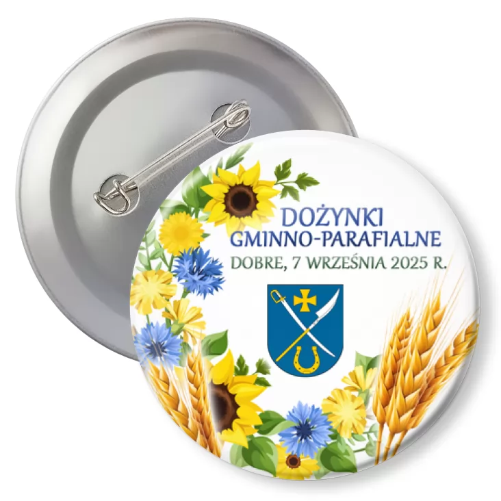 przypinka z agrafką Dożynki Gminno-Parafialne Dobre 2025