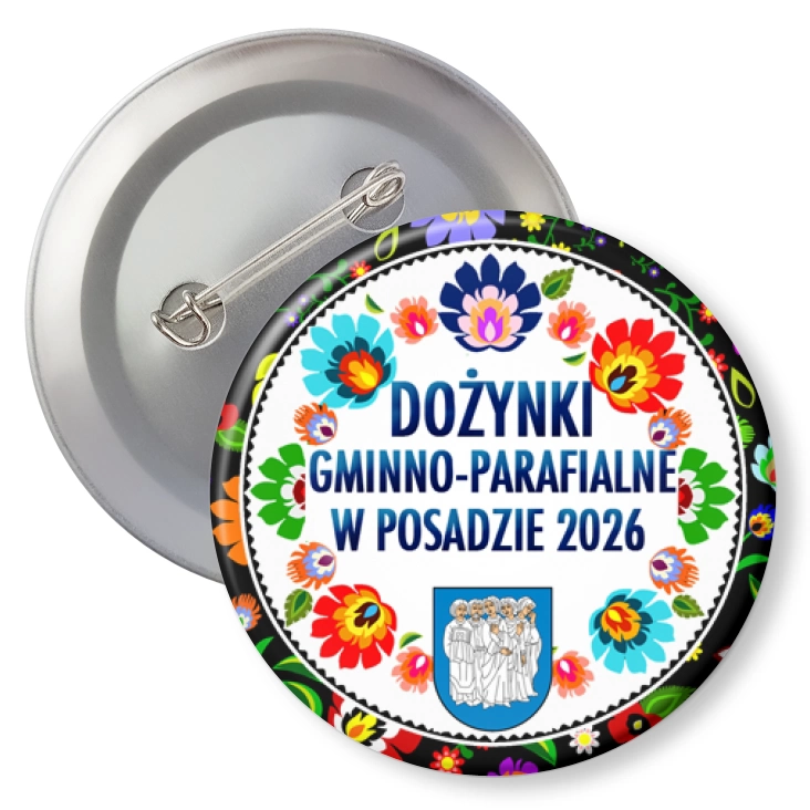przypinka z agrafką Dożynki Gminno-parafialne w Posadzie