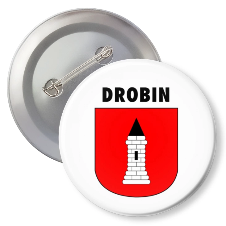 przypinka z agrafką Drobin