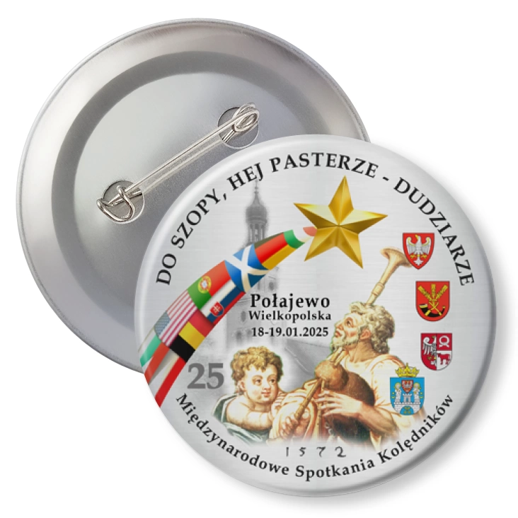 przypinka z agrafką Dudziarze 2025