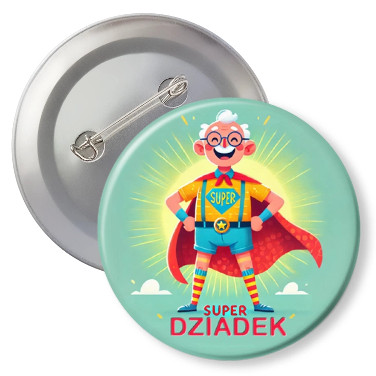 przypinkaDziadek superbohater
