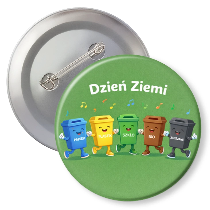 przypinkaDzień Ziemi - segregacja odpadów