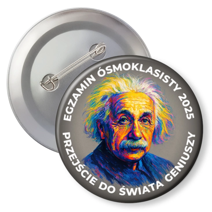 przypinkaEgzamin Ósmoklasisty Einstein świat geniuszy