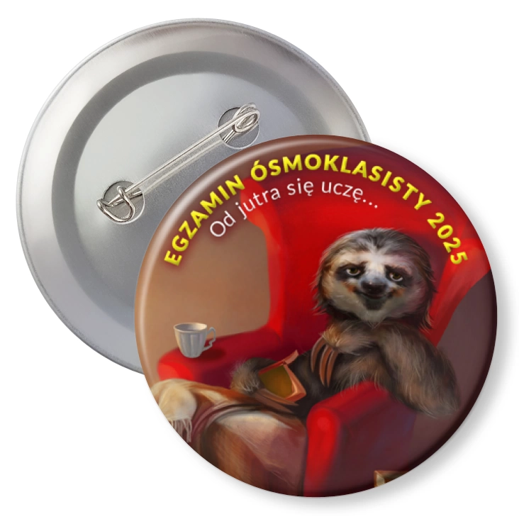 przypinkaEgzamin Ósmoklasisty leniwiec