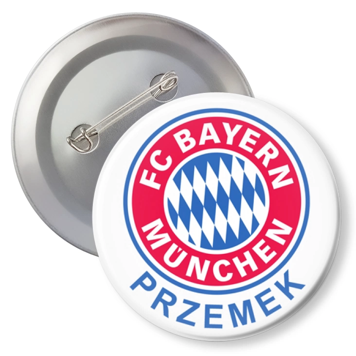 przypinka z agrafką FC Bayern Przemek