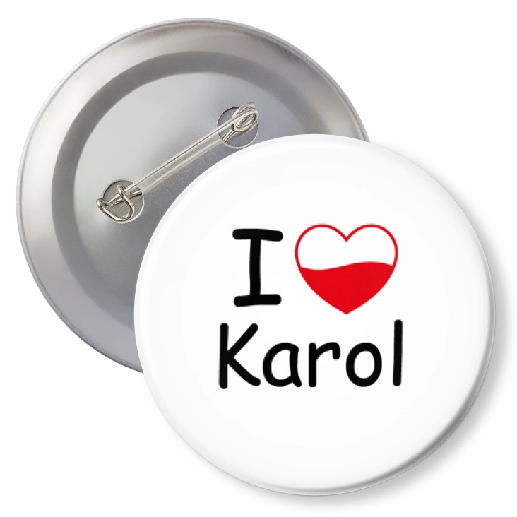 przypinkaI love Karol