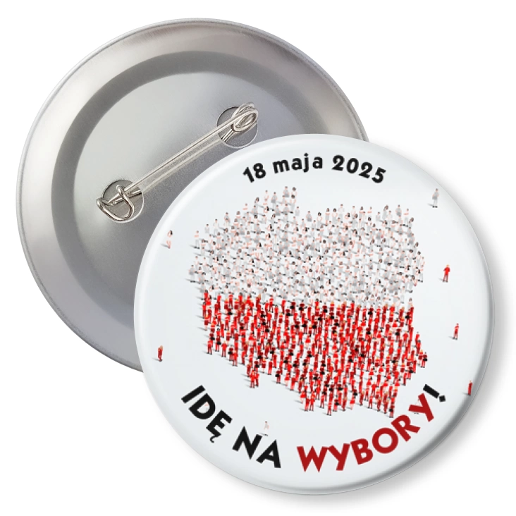 przypinkaIdę na wybory Polska wyborcy