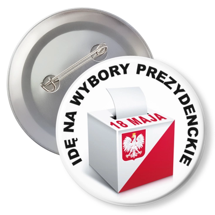 przypinkaIdę na wybory prezydenckie