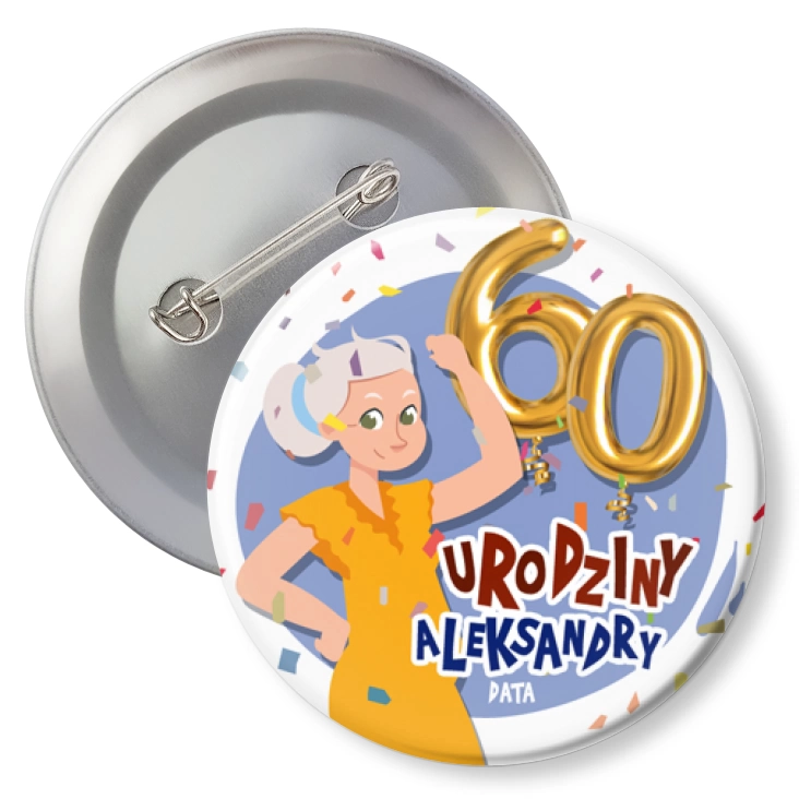 przypinkaImpreza urodzinowa seniorki 60