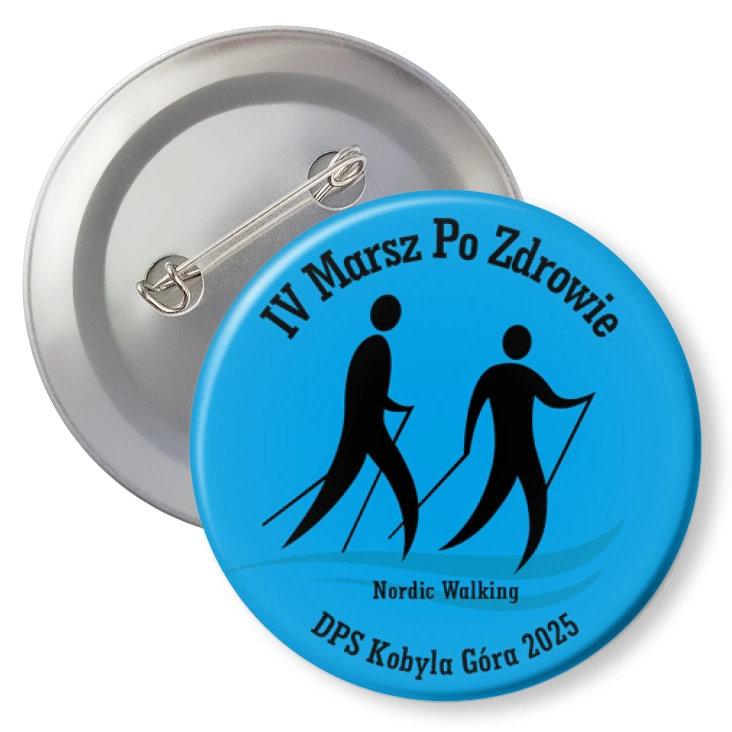 przypinka z agrafką IV Marsz po Zdrowie 2025