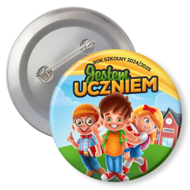 przypinkaJestem uczniem z trójką dzieci
