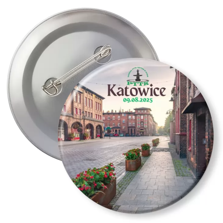 przypinka z agrafką Katowice 2025 PTTK Nysa