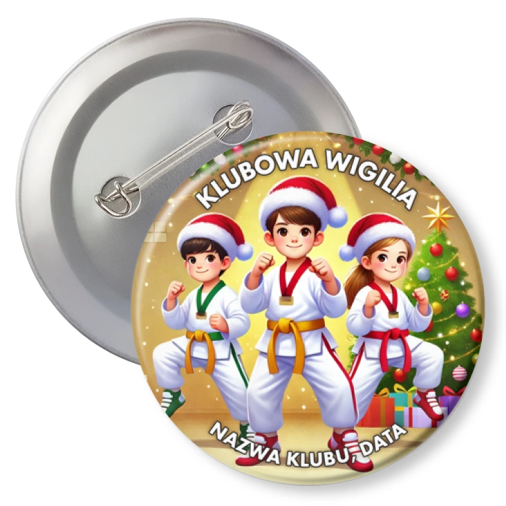 przypinkaKlubowa wigilia taekwondo
