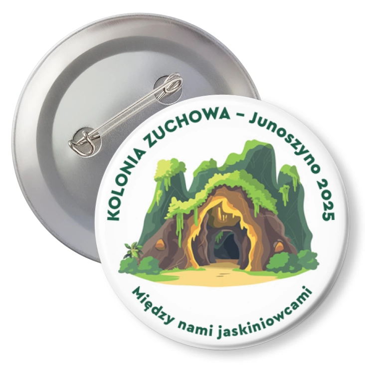przypinka z agrafką Kolonia Zuchowa Junoszyno 2025