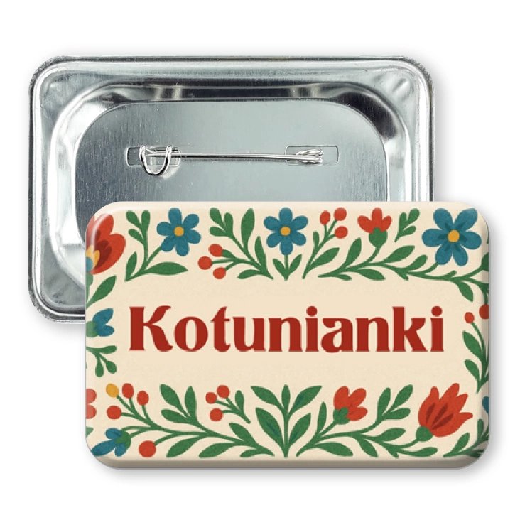 przypinka prostokąt Kotunianki