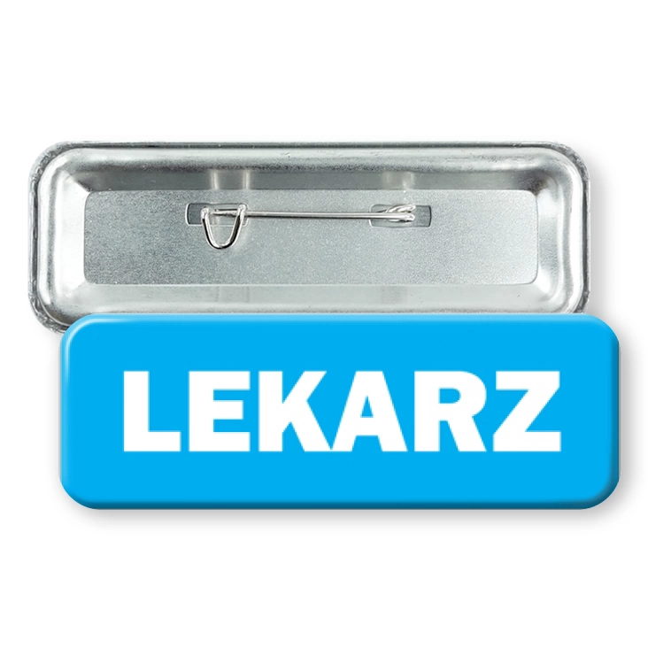 przypinka prostokątLekarz