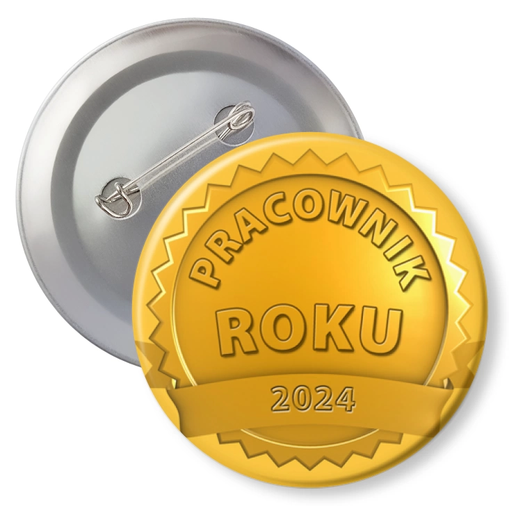 przypinkaMedal pracownik roku