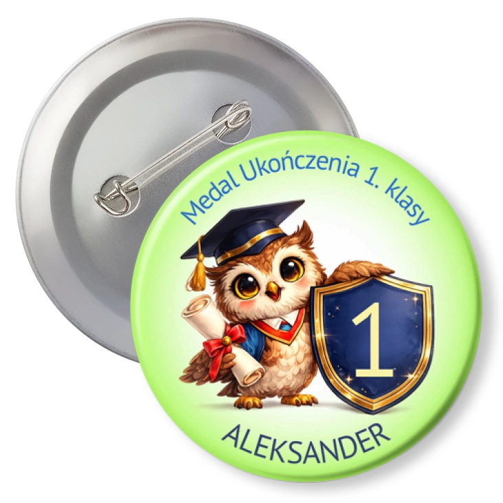 przypinkaMedal ukończenia 1. klasy