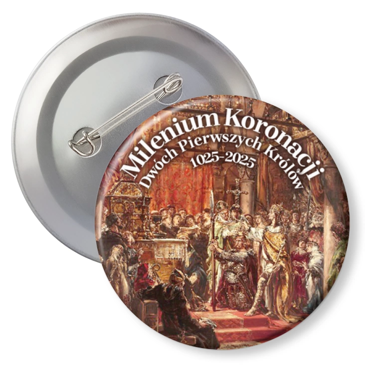 przypinkaMilenium koronacji Koronacja pierwszego króla Matejko