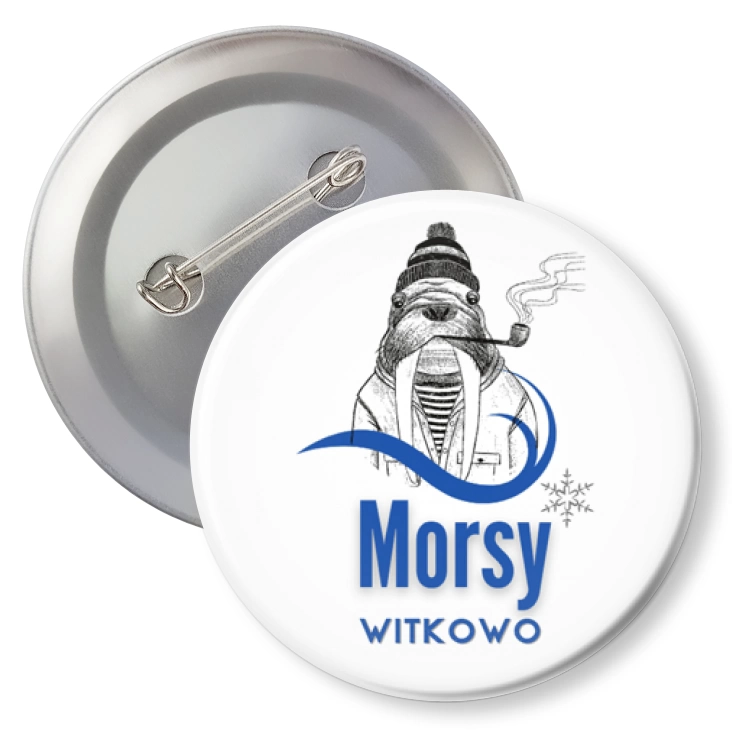 przypinka z agrafką Morsy Witkowo
