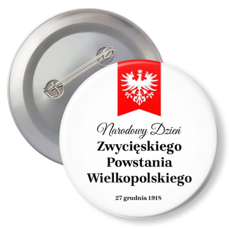 przypinkaNarodowy Dzień Zwycięskiego Powstania Wielkopolskiego
