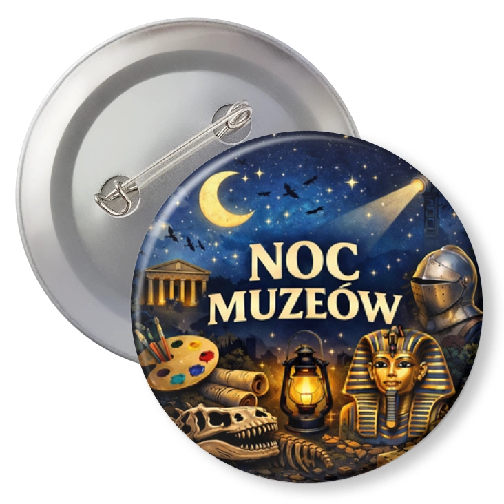 przypinkaNoc Muzeów - Kleopatra i zbroja